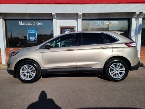 White Gold Metallic Ford Edge SEL AWD.  Click to enlarge.