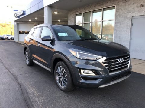 Dusk Blue Hyundai Tucson Ulitimate AWD.  Click to enlarge.