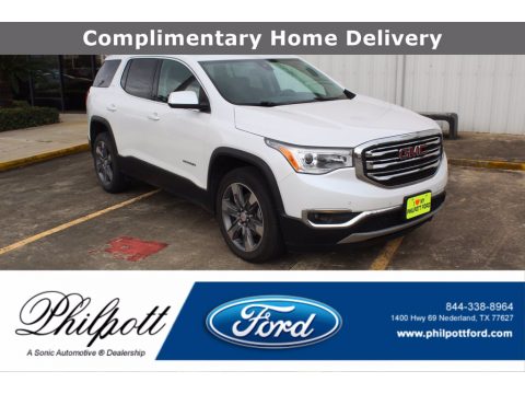 White Frost Tricoat GMC Acadia SLT.  Click to enlarge.