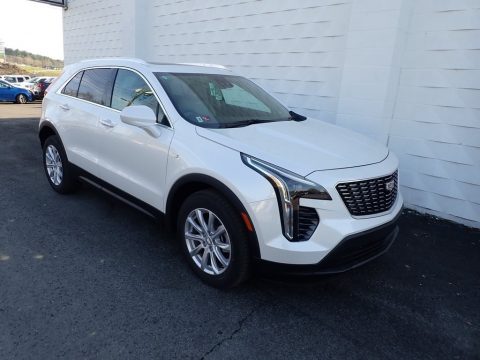Crystal White Tricoat Cadillac XT4 Luxury AWD.  Click to enlarge.