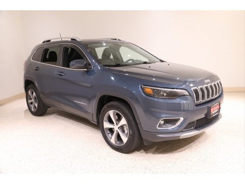Blue Shade Pearl Jeep Cherokee Limited 4x4.  Click to enlarge.