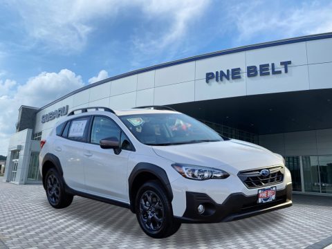 Crystal White Pearl Subaru Crosstrek Sport.  Click to enlarge.