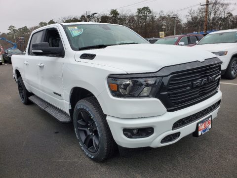 Bright White Ram 1500 Big Horn Crew Cab 4x4.  Click to enlarge.