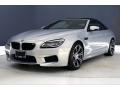 Front 3/4 View of 2018 BMW M6 Convertible #12
