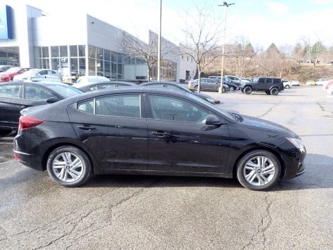 Phantom Black Hyundai Elantra Value Edition.  Click to enlarge.