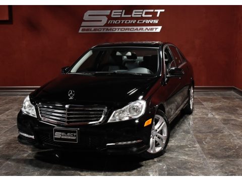 Black Mercedes-Benz C 300 Luxury 4Matic.  Click to enlarge.
