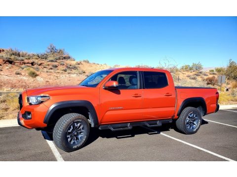 Inferno Orange Toyota Tacoma TRD Sport Double Cab.  Click to enlarge.
