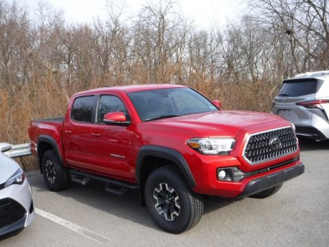 Barcelona Red Metallic Toyota Tacoma TRD Sport Double Cab 4x4.  Click to enlarge.