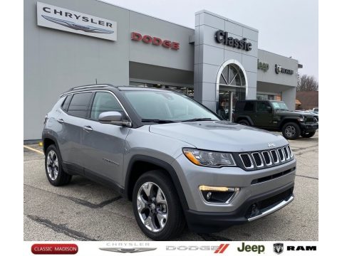 Billet Silver Metallic Jeep Compass Limited 4x4.  Click to enlarge.