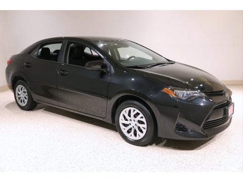 Black Sand Pearl Toyota Corolla LE.  Click to enlarge.