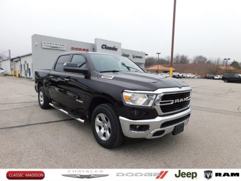 Diamond Black Crystal Pearl Ram 1500 Big Horn Crew Cab 4x4.  Click to enlarge.