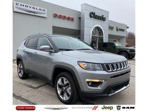 Billet Silver Metallic Jeep Compass Limited 4x4.  Click to enlarge.