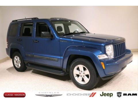 Deep Water Blue Pearl Jeep Liberty Sport 4x4.  Click to enlarge.