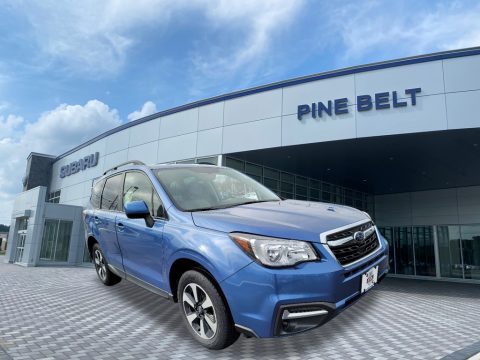 Quartz Blue Pearl Subaru Forester 2.5i Premium.  Click to enlarge.