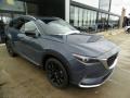 Front 3/4 View of 2021 Mazda CX-9 Carbon Edition #1