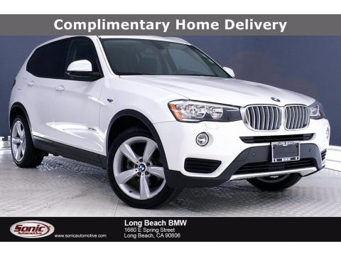 Alpine White BMW X3 sDrive28i.  Click to enlarge.