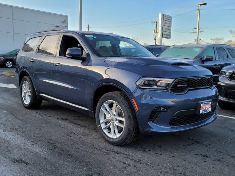 Reactor Blue Pearl Dodge Durango GT AWD.  Click to enlarge.