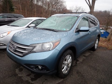 Twilight Blue Metallic Honda CR-V EX-L AWD.  Click to enlarge.