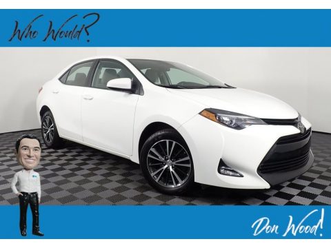 Super White Toyota Corolla LE.  Click to enlarge.