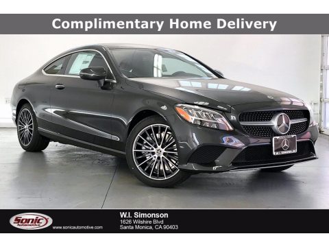 Graphite Gray Metallic Mercedes-Benz C 300 Coupe.  Click to enlarge.