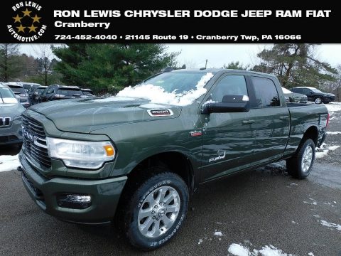 Olive Green Pearl Ram 2500 Big Horn Crew Cab 4x4.  Click to enlarge.