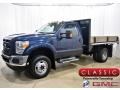 2015 Ford F350 Super Duty XL Regular Cab 4x4 Chassis Blue Jeans