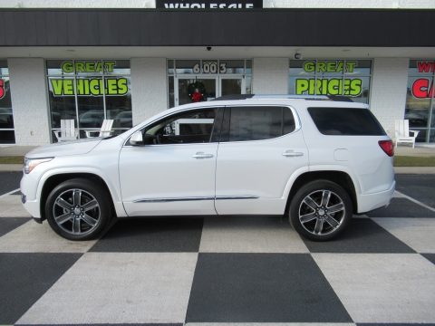 White Frost Tricoat GMC Acadia Denali.  Click to enlarge.