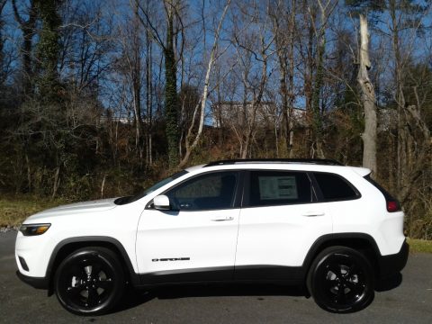 Bright White Jeep Cherokee Altitude 4x4.  Click to enlarge.