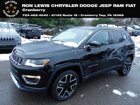 Diamond Black Crystal Pearl Jeep Compass Limted 4x4.  Click to enlarge.