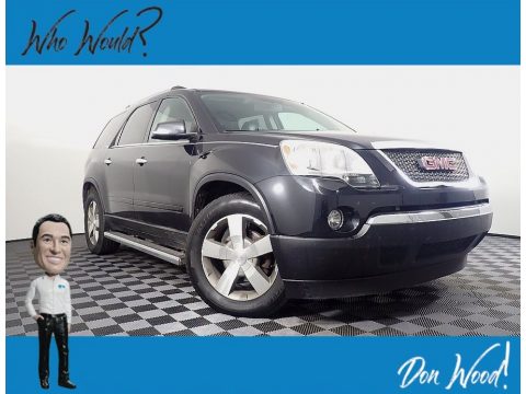 Carbon Black Metallic GMC Acadia SLT AWD.  Click to enlarge.