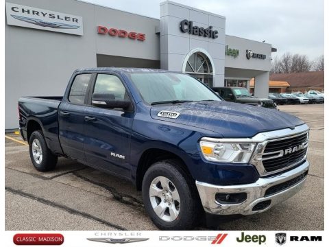 Patriot Blue Pearl Ram 1500 Big Horn Quad Cab 4x4.  Click to enlarge.