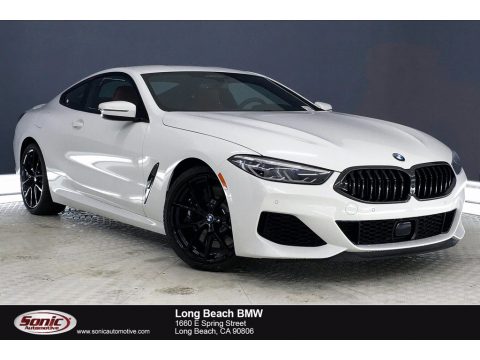 Alpine White BMW 8 Series M850i xDrive Coupe.  Click to enlarge.