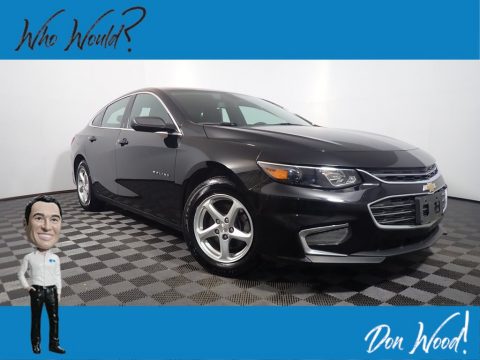 Mosaic Black Metallic Chevrolet Malibu LS.  Click to enlarge.