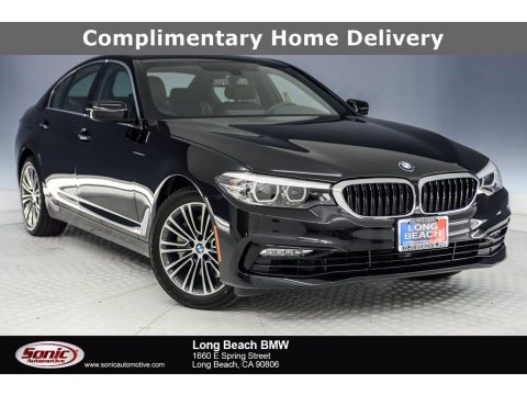 Black Sapphire Metallic BMW 5 Series 530i Sedan.  Click to enlarge.