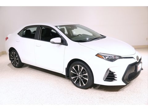 Super White Toyota Corolla SE.  Click to enlarge.
