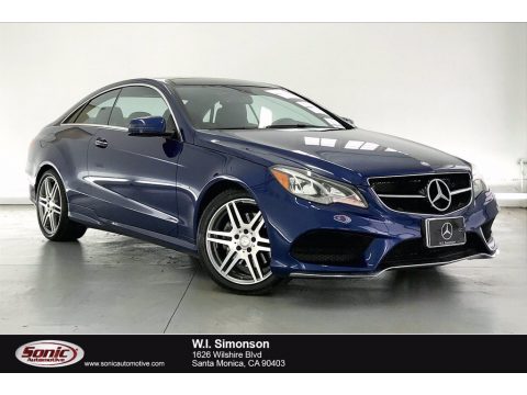 Brilliant Blue Metallic Mercedes-Benz E 400 Coupe.  Click to enlarge.
