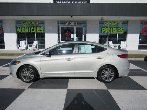 Mineral Beige Hyundai Elantra SEL.  Click to enlarge.