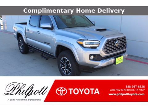 Silver Sky Metallic Toyota Tacoma TRD Sport Double Cab.  Click to enlarge.