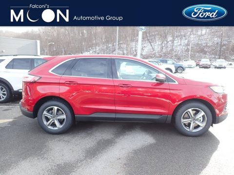 Rapid Red Metallic Ford Edge SEL AWD.  Click to enlarge.