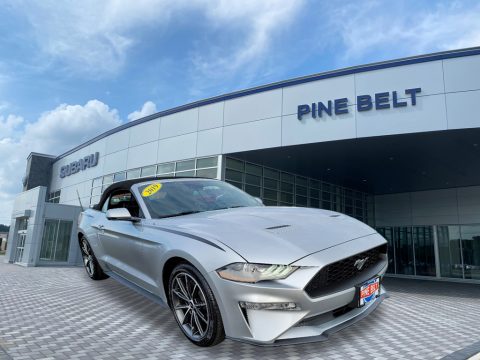 Ingot Silver Ford Mustang EcoBoost Premium Fastback.  Click to enlarge.