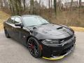 Front 3/4 View of 2021 Dodge Charger Scat Pack #4