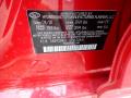 Hyundai Color Code EV Scarlet Red Pearl #12