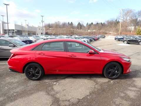 Calypso Red Hyundai Elantra SEL.  Click to enlarge.