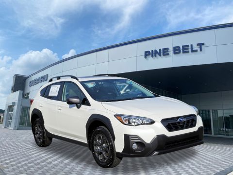 Crystal White Pearl Subaru Crosstrek Sport.  Click to enlarge.