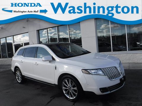 White Platinum Metallic Tri-Coat Lincoln MKT AWD EcoBoost.  Click to enlarge.