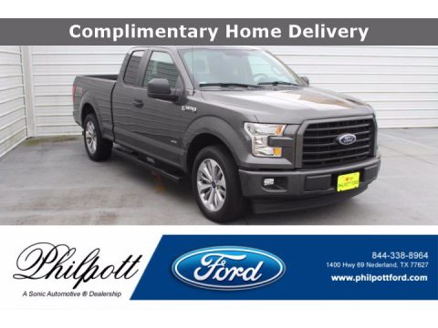 Lithium Gray Ford F150 XL SuperCab.  Click to enlarge.