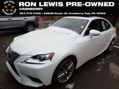 Ultra White Lexus IS 250 AWD.  Click to enlarge.