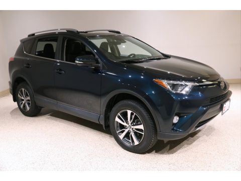 Galactic Aqua Mica Toyota RAV4 XLE AWD.  Click to enlarge.