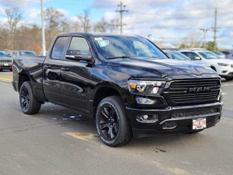Diamond Black Crystal Pearl Ram 1500 Big Horn Quad Cab 4x4.  Click to enlarge.