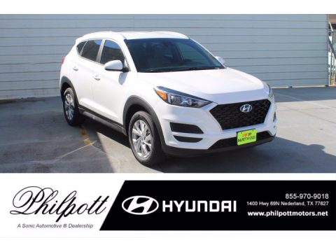 White Cream Hyundai Tucson Value.  Click to enlarge.